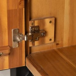 Ars manufacti Sideboard Urban Industry IV - Akazie teilmassiv / Metall - Akazie / Schwarz -Wohnzimmermöbel boutique en ligne 1000224216 210908 15542000030 DETAILS P000000001000224216