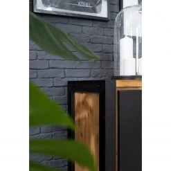 Ars manufacti Sideboard Urban Industry IV - Akazie teilmassiv / Metall - Akazie / Schwarz -Wohnzimmermöbel boutique en ligne 1000224216 220114 134352000037 DETAILS P000000001000224216