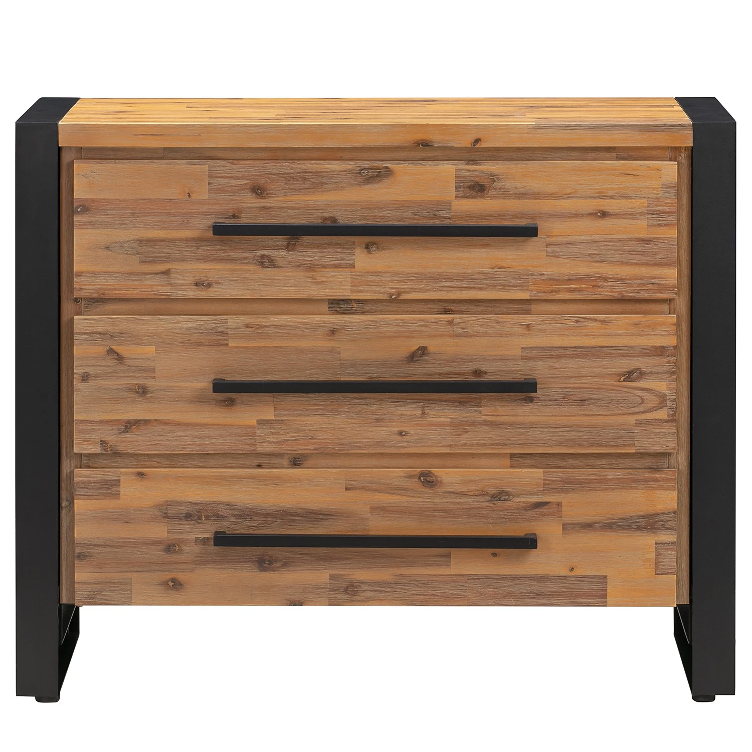 Ars manufacti Kommode Urban Industry - Akazie teilmassiv / Metall - Akazie / Schwarz 2 Ars manufacti Kommode Urban Industry - Akazie teilmassiv / Metall - Akazie / Schwarz – Bild 2
