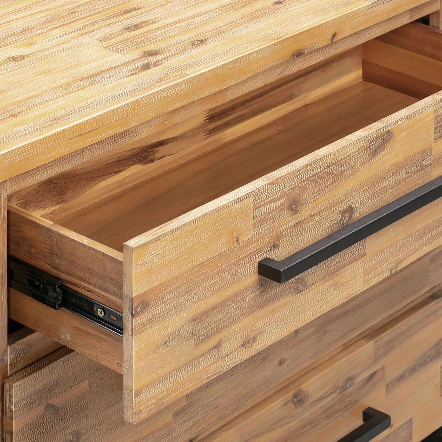 Ars manufacti Kommode Urban Industry - Akazie teilmassiv / Metall - Akazie / Schwarz 5 Ars manufacti Kommode Urban Industry - Akazie teilmassiv / Metall - Akazie / Schwarz – Bild 5