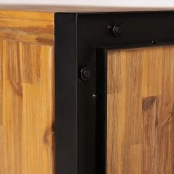 Ars manufacti Sideboard Urban Industry II - Akazie teilmassiv / Metall - Akazie / Schwarz 44 Ars manufacti Sideboard Urban Industry II - Akazie teilmassiv / Metall - Akazie / Schwarz -Wohnzimmermöbel boutique en ligne 1000224223 210908 15542000040 DETAILS P000000001000224223