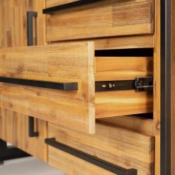 Ars manufacti Sideboard Urban Industry II - Akazie teilmassiv / Metall - Akazie / Schwarz 47 Ars manufacti Sideboard Urban Industry II - Akazie teilmassiv / Metall - Akazie / Schwarz -Wohnzimmermöbel boutique en ligne 1000224223 210908 15542100043 DETAILS P000000001000224223