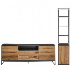 Red Living Wohnwand Barview IV (2-teilig) - Echtholzfurnier - Eiche / Anthrazit 11 Red Living Wohnwand Barview IV (2-teilig) - Echtholzfurnier - Eiche / Anthrazit -Wohnzimmermöbel boutique en ligne 1000224227 210215 11272300034 DETAILS P000000001000224227