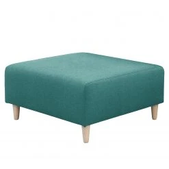 Mørteens Polsterhocker Kurikka - Webstoff - Webstoff Maloti: Petrol