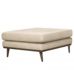 Mørteens Polsterhocker Billund - Strukturstoff - Creme