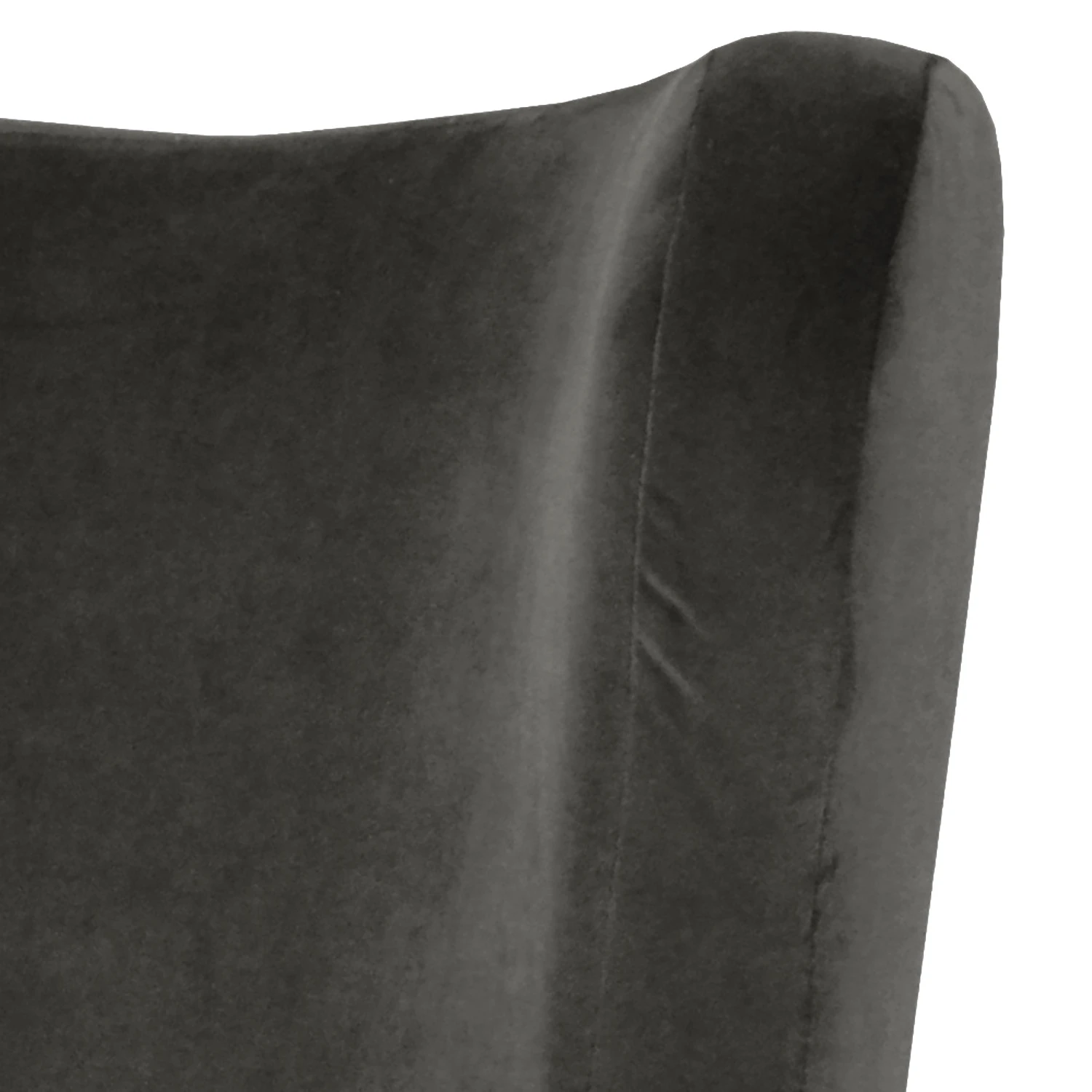 Sessel Moulton - Samt Onoli: Anthrazit 4 Sessel Moulton - Samt Onoli: Anthrazit – Bild 4