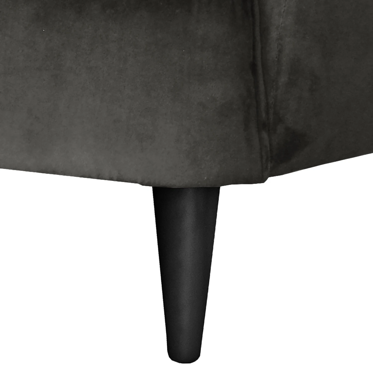 Sessel Moulton - Samt Onoli: Anthrazit 5 Sessel Moulton - Samt Onoli: Anthrazit – Bild 5