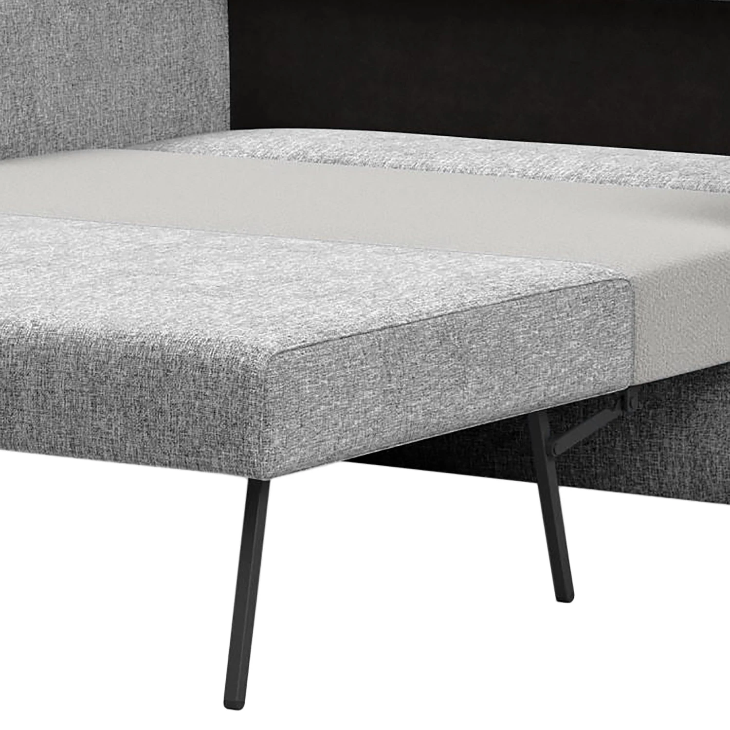 Innovation Möbel Schlafsofa Olan - Webstoff - Stoff Twist: Granite 8 Innovation Möbel Schlafsofa Olan - Webstoff - Stoff Twist: Granite – Bild 8