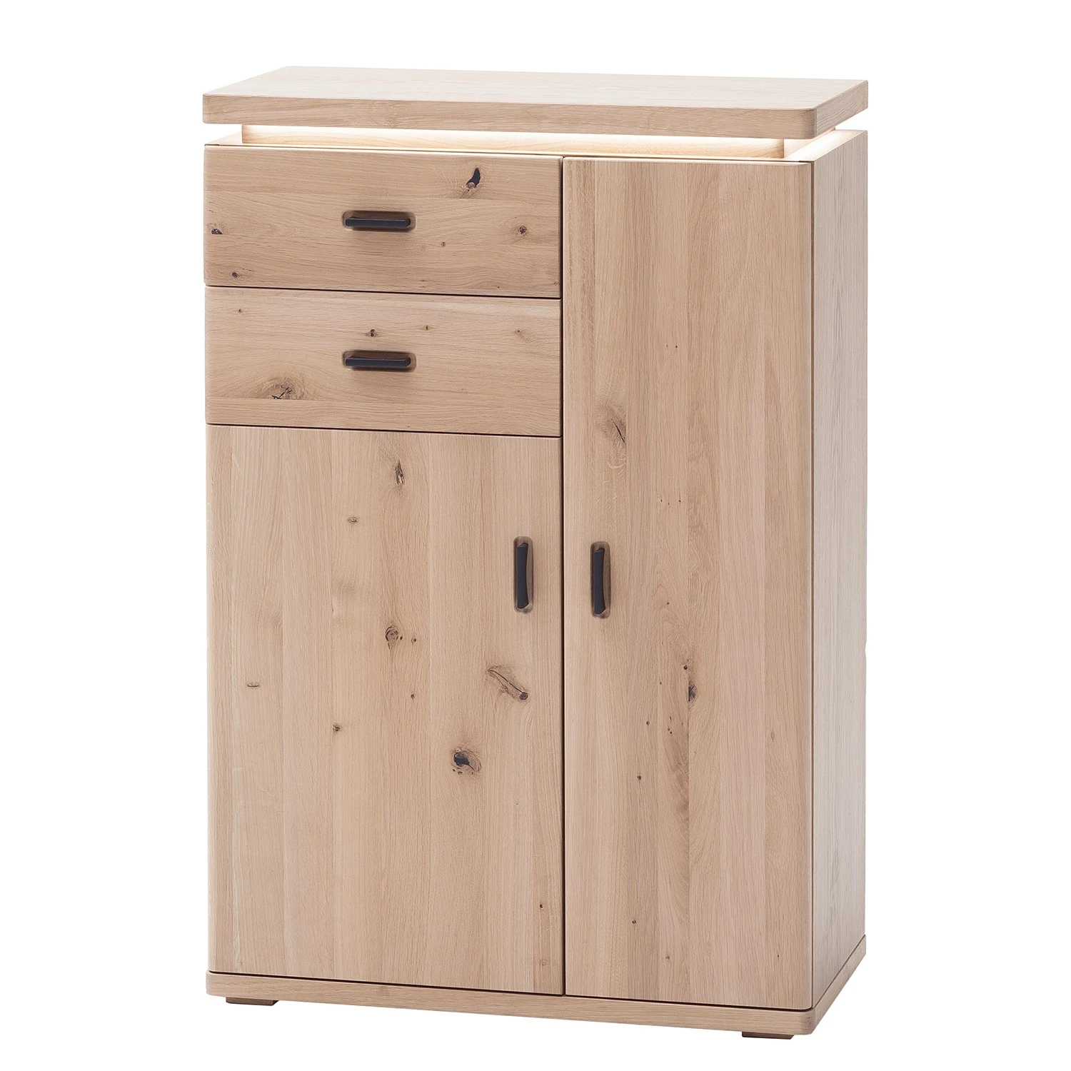 Naturoo Kommode Ellinwood - Inkl. Beleuchtung - Eiche teilmassiv 1 Naturoo Kommode Ellinwood - Inkl. Beleuchtung - Eiche teilmassiv
