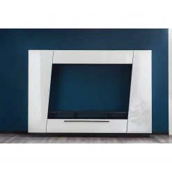 Fredriks Wohnwand Reedley (4-teilig) - Hochglanz Weiß -Wohnzimmermöbel boutique en ligne 1000224469 200902 06402500032 MOOD DETAILS P000000001000224469 mood