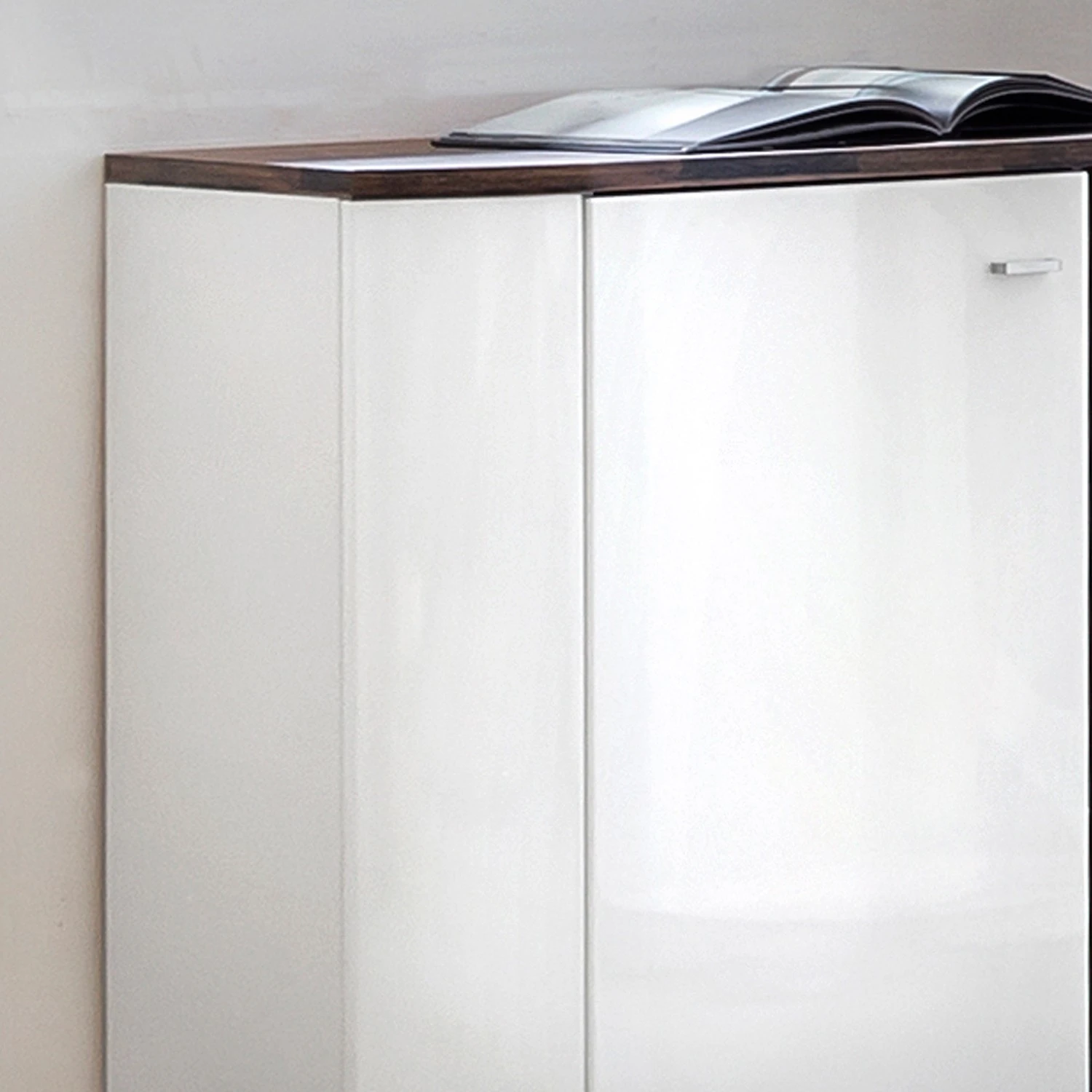 Fredriks Sideboard Karlsburg - Hochglanz Weiß / Altholz Dekor 8 Fredriks Sideboard Karlsburg - Hochglanz Weiß / Altholz Dekor – Bild 8