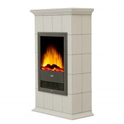 Ridgevalley Elektrokamin Binz - Cremeweiß