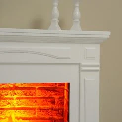 Ridgevalley Elektrokamin Calgary - Brilliantweiß - Einsatz Stein Dekor -Wohnzimmermöbel boutique en ligne 1000224507 200922 15395100106 DETAILS P000000001000224507