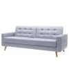 Fredriks Schlafsofa Cropwell - Webstoff - Webstoff Ramse: Hellblau