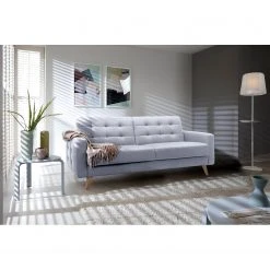 Fredriks Schlafsofa Cropwell - Webstoff - Webstoff Ramse: Hellblau -Wohnzimmermöbel boutique en ligne 1000225146 210305 12300800069 MOOD DETAILS P000000001000225146 mood