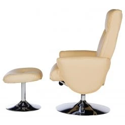 Modoform Relaxsessel Vincenzo - Echtleder / Kunstleder - Creme -Wohnzimmermöbel boutique en ligne 1000225779 220422 050 DETAILS P000000001000225779