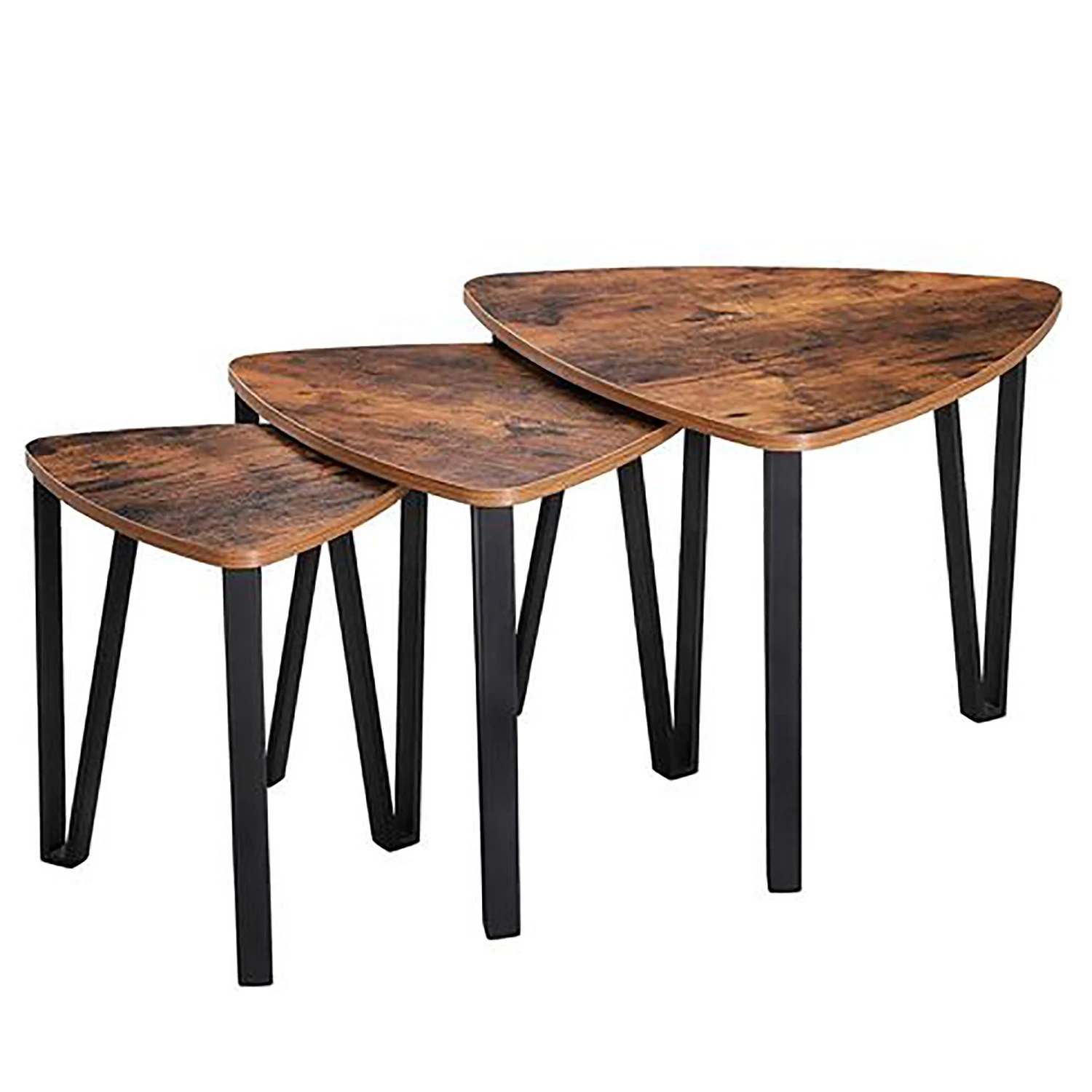 Red Living Beistelltisch Raphine (3er-Set) - Braun / Schwarz 1 Red Living Beistelltisch Raphine (3er-Set) - Braun / Schwarz