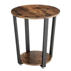 Red Living Beistelltisch Hexton - Braun / Schwarz