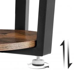 Red Living Beistelltisch Hexton - Braun / Schwarz -Wohnzimmermöbel boutique en ligne 1000225811 200914 06120300027 DETAILS P000000001000225811