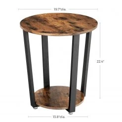 Red Living Beistelltisch Hexton - Braun / Schwarz -Wohnzimmermöbel boutique en ligne 1000225811 200914 06120500029 SKETCH DETAILS P000000001000225811 sketch