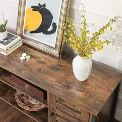 Red Living TV-Lowboard Condover II - Braun / Schwarz -Wohnzimmermöbel boutique en ligne 1000225821 200914 06125400099 DETAILS P000000001000225821