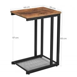 Red Living Beistelltisch Bettyhill - Braun / Schwarz -Wohnzimmermöbel boutique en ligne 1000225824 200914 06131600126 SKETCH DETAILS P000000001000225824 sketch