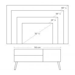 Red Living TV-Lowboard Gillett - Weiß / Gummibaum Hell 13 Red Living TV-Lowboard Gillett - Weiß / Gummibaum Hell -Wohnzimmermöbel boutique en ligne 1000225832 200914 06134500164 SKETCH DETAILS P000000001000225832 sketch
