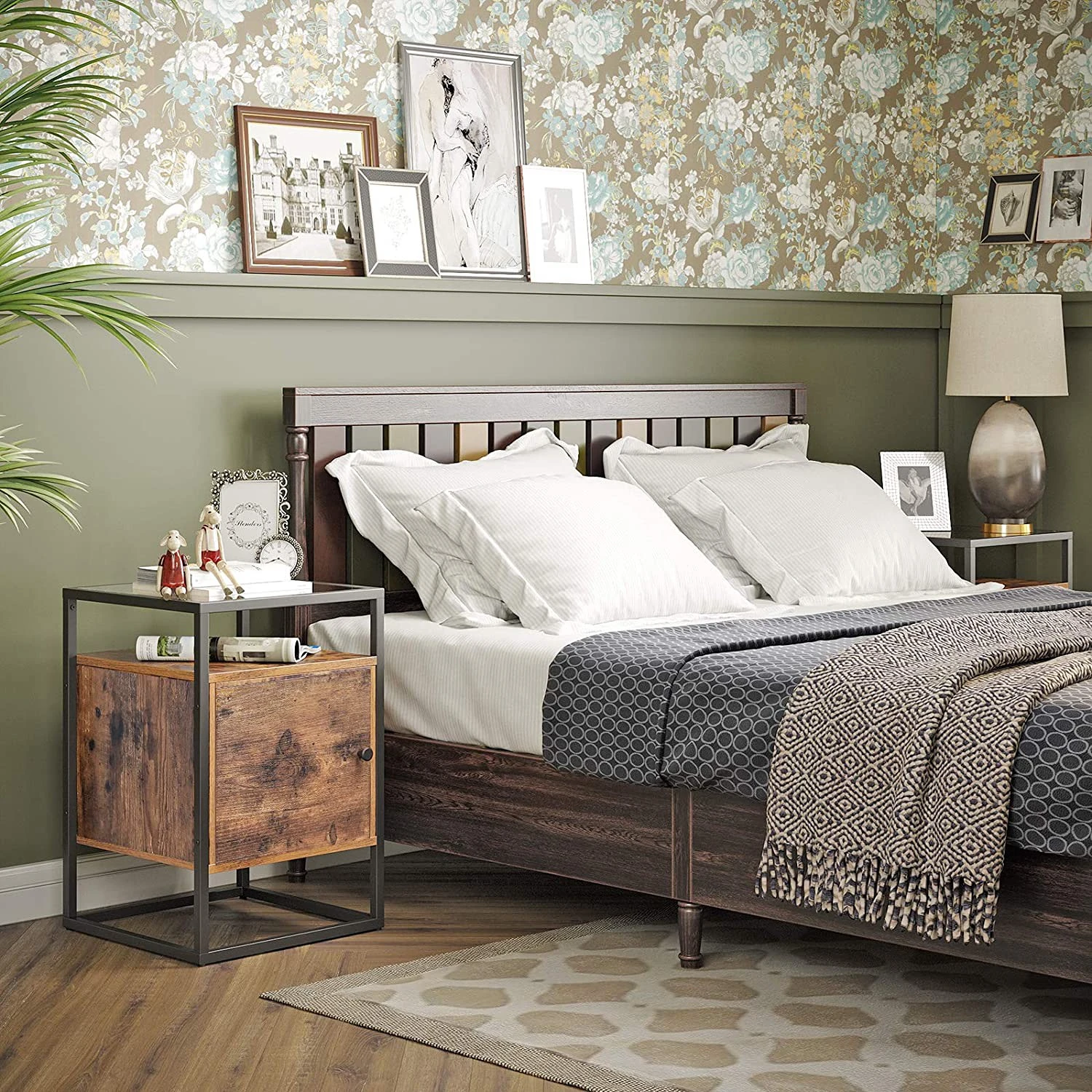 Red Living Beistelltisch Cottage Hill II - Glas / Metall - Braun / Schwarz 3 Red Living Beistelltisch Cottage Hill II - Glas / Metall - Braun / Schwarz – Bild 3