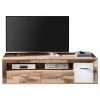 Loftscape TV-Lowboard Waverly - Weiß / Eiche Dekor