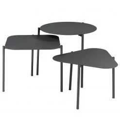 Red Living Beistelltisch Ullin (3er-Set) - Metall - Grau -Wohnzimmermöbel boutique en ligne 1000226055 210618 17404100292 DETAILS P000000001000226055