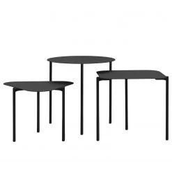 Red Living Beistelltisch Ullin (3er-Set) - Metall - Grau -Wohnzimmermöbel boutique en ligne 1000226055 210618 17404100293 DETAILS P000000001000226055