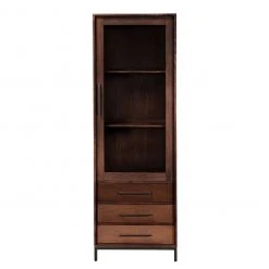 Ars manufacti Standvitrine Copp - Mango massiv / Metall - Kupfer / Mango Dunkel -Wohnzimmermöbel boutique en ligne 1000226079 210318 08275300015 DETAILS P000000001000226079