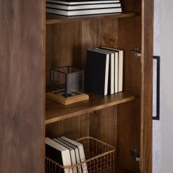 Ars manufacti Standvitrine Copp - Mango massiv / Metall - Kupfer / Mango Dunkel -Wohnzimmermöbel boutique en ligne 1000226079 211122 080411000036 DETAILS P000000001000226079