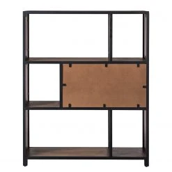 Ars manufacti Regal Moboki - Mango massiv / Metall - Mango Dunkel / Schwarz -Wohnzimmermöbel boutique en ligne 1000226166 210430 12501800005 DETAILS P000000001000226166