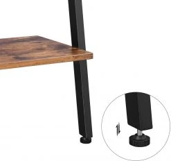 Red Living Leiterregal Crosshill II - Braun / Schwarz -Wohnzimmermöbel boutique en ligne 1000226190 200922 17383700068 DETAILS P000000001000226190