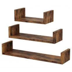 Loftscape Wandboard Victorville (3er-Set) - Braun