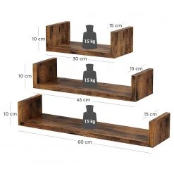 Loftscape Wandboard Victorville (3er-Set) - Braun -Wohnzimmermöbel boutique en ligne 1000226192 200922 17384200080 SKETCH DETAILS P000000001000226192 sketch