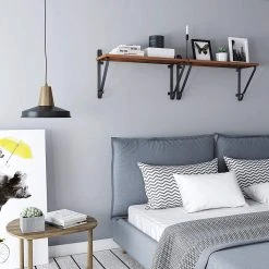 Red Living Wandregal Litchfield (2er-Set) - Braun / Schwarz -Wohnzimmermöbel boutique en ligne 1000226204 200922 17385700115 DETAILS P000000001000226204