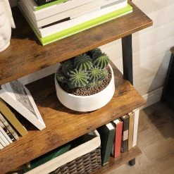 Red Living Leiterregal Crosshill I - Braun / Schwarz -Wohnzimmermöbel boutique en ligne 1000226210 200922 17391000150 MOOD DETAILS P000000001000226210 mood