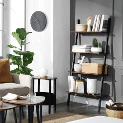 Red Living Leiterregal Crosshill I - Braun / Schwarz -Wohnzimmermöbel boutique en ligne 1000226210 200922 17391100152 DETAILS P000000001000226210