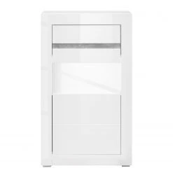 Loftscape Wohnwand Cape Ann III (4-teilig) - Hochglanz Weiß / Matt Weiß -Wohnzimmermöbel boutique en ligne 1000226253 200923 15533500068 DETAILS P000000001000226253