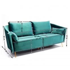 Kare Design Sofa Vegas Forever (3-Sitzer) - Webstoff -Wohnzimmermöbel boutique en ligne 1000226274 210210 15442100144 SKETCH DETAILS P000000001000226274 sketch