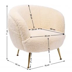 Kare Design Sessel Perugia Fur - Webstoff -Wohnzimmermöbel boutique en ligne 1000226284 210210 15493900226 SKETCH DETAILS P000000001000226284 sketch