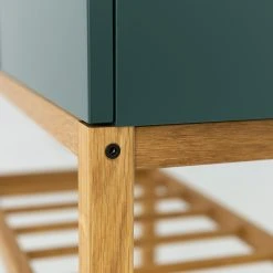 Tenzo Highboard Scoop - Eiche teilmassiv - Dunkelgrün -Wohnzimmermöbel boutique en ligne 1000226376 201006 12073600079 DETAILS P000000001000226376