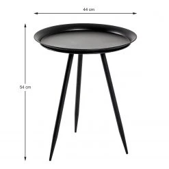 Red Living Beistelltisch Wilders II - Metall - Schwarz -Wohnzimmermöbel boutique en ligne 1000227226 201006 13130400008 SKETCH DETAILS P000000001000227226 sketch