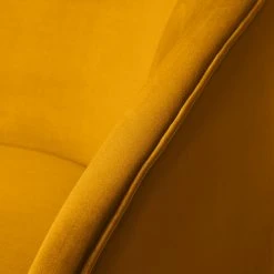 Ridgevalley Sofa Volonne (2-Sitzer) - Samt Ravi: Senfgelb -Wohnzimmermöbel boutique en ligne 1000227316 210319 14065000203 DETAILS P000000001000227316