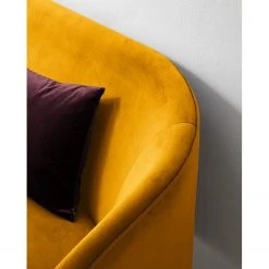 Ridgevalley Sofa Volonne (2-Sitzer) - Samt Ravi: Senfgelb -Wohnzimmermöbel boutique en ligne 1000227316 210325 07002700157 DETAILS P000000001000227316