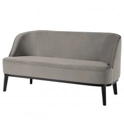 Ridgevalley Sofa Voiteur (2,5-Sitzer) - Microfaser Sela: Grau - Buche Dunkel