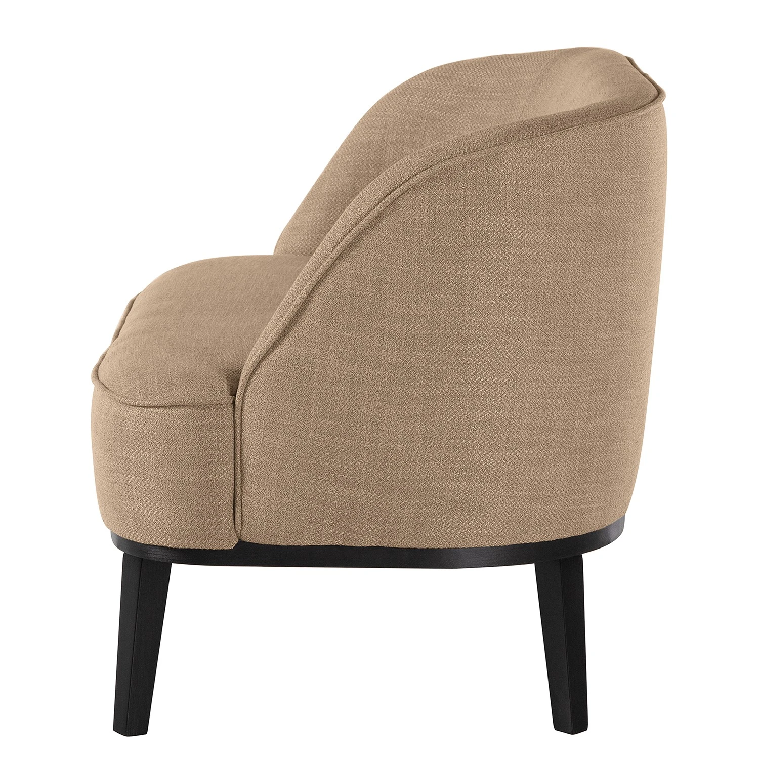 Ridgevalley Sofa Voiteur (2-Sitzer) - Webstoff Noela: Cappuccino - Buche Dunkel 3 Ridgevalley Sofa Voiteur (2-Sitzer) - Webstoff Noela: Cappuccino - Buche Dunkel – Bild 3