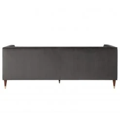 Red Living Sofa Suzy (2,5-Sitzer) - Samt Ravi: Grau -Wohnzimmermöbel boutique en ligne 1000227441 210416 13165600332 DETAILS P000000001000227441